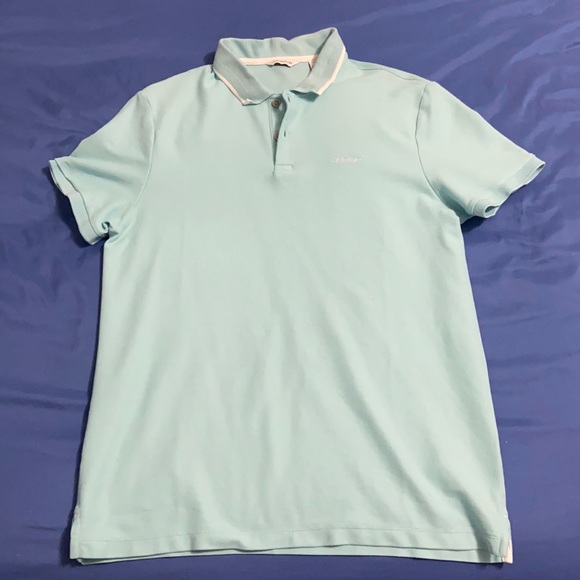 Calvin Klein Light Blue Polo - Picture 1 of 4